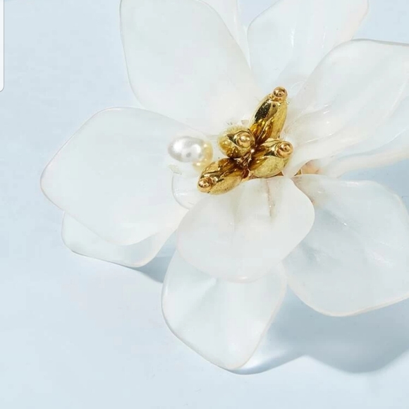 *Florence* Flower Earrings - Picture 5 of 6